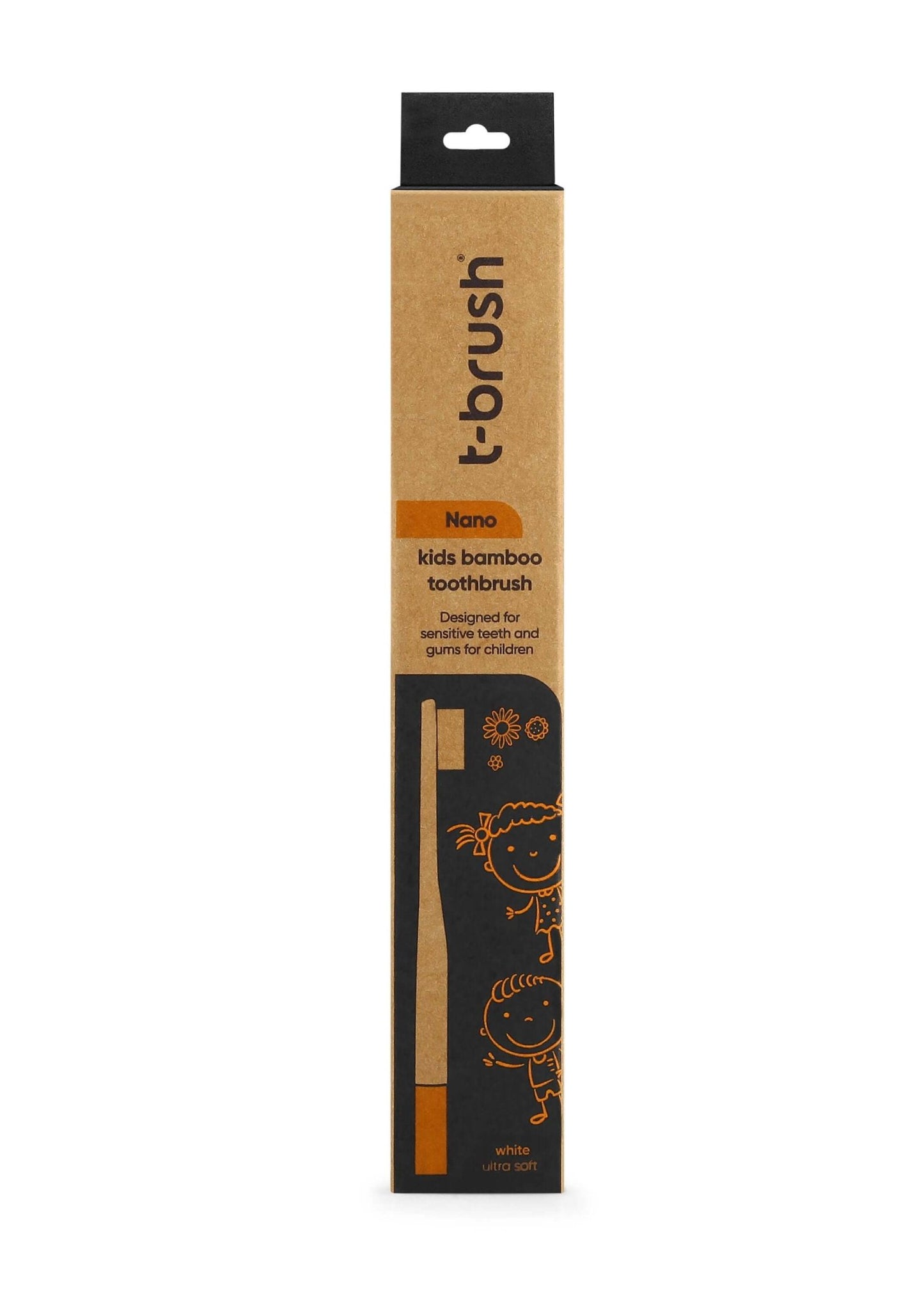 T - Brush Nono Kids Bamboo Toothbrush - Dupont Bristles - The Best Duo = Dupont + Bamboo - Best Gift - Natural Toothbrush - Essential Oral Care - Docorp