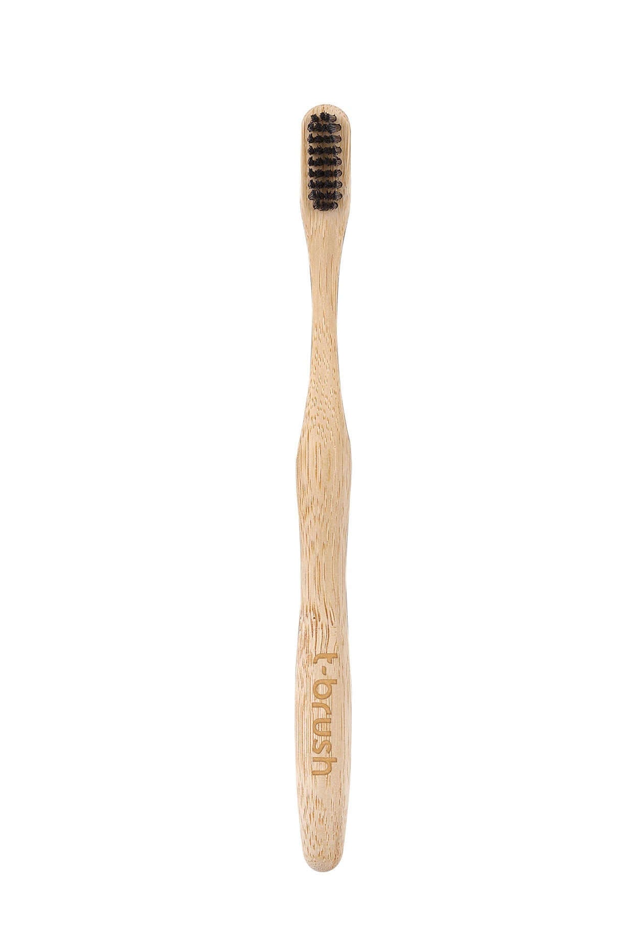 T - Brush Bamboo Toothbrush - Brown - Dark Grey Colour - Medium Hard - Dupont Bristles - Natural Toothbrush - Eco Friendly - Everyday use - Docorp