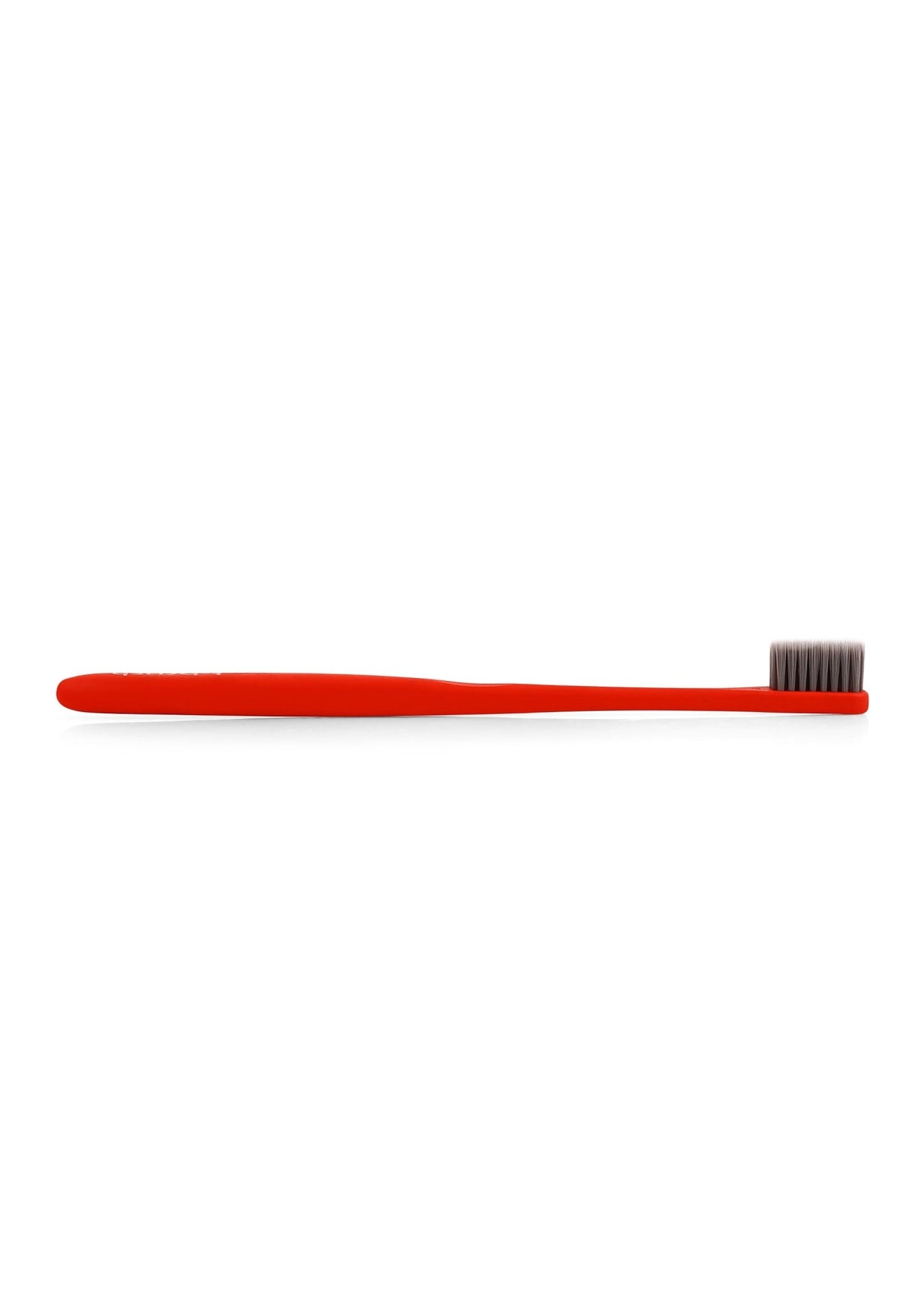 T - Brush Biodegradable Toothbrush - Red - Black Grey Colour - Medium Hard - Dupont Bristles - Docorp