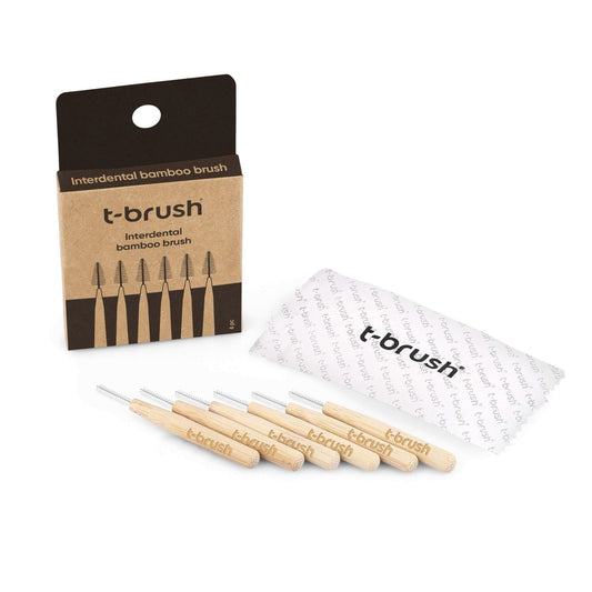 T - Brush Interdantel Bamboo Brush - 6 Pieces - 0,45mm - Docorp