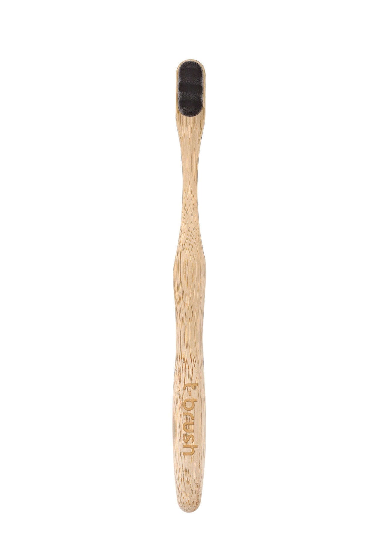 T - Brush Nono Bamboo Toothbrush - White - Dark Grey Colour - Dupont Bristles - Sensitive Teeth - Natural Toothbrush - Eco Friendly - Everyday - Docorp