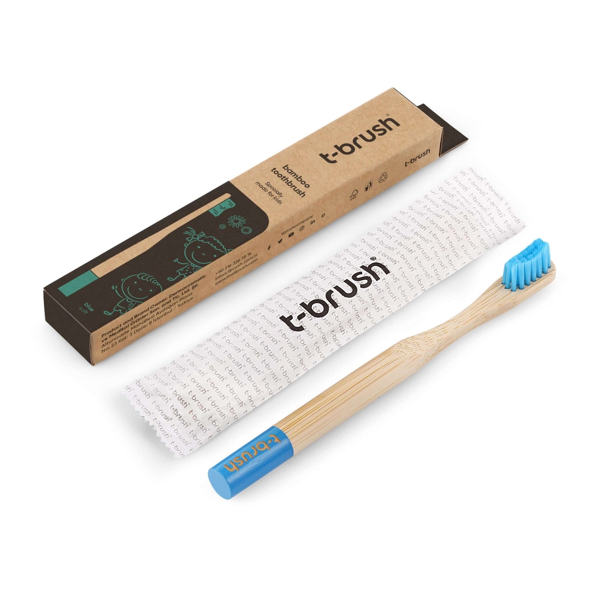 T - Brush Toothbrush - Dupont Bristles - For All Family - Freely choose everyone's brush - Gift for Christmas - Best Gift - Eco Friendly - Docorp