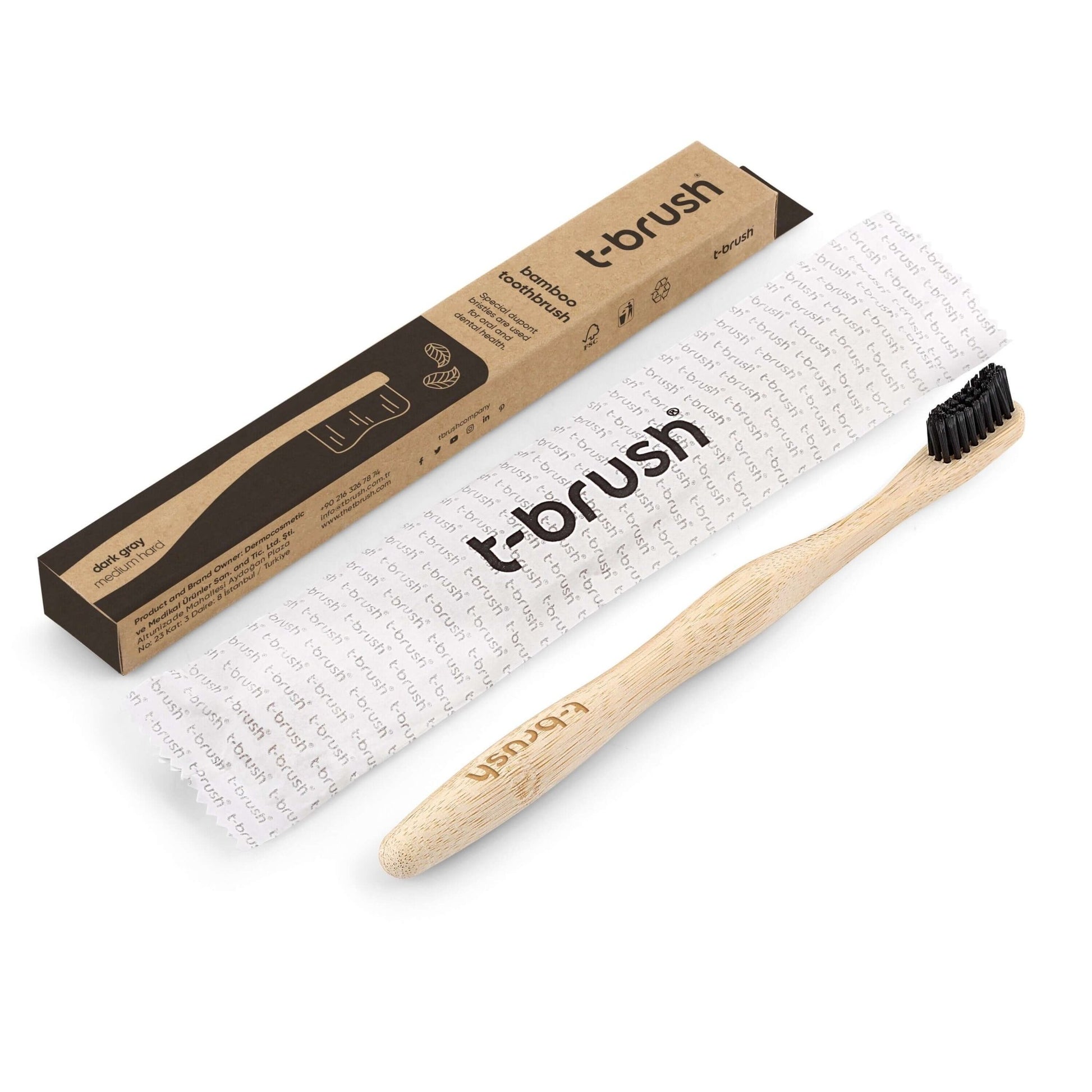 T - Brush Toothbrush - Dupont Bristles - For All Family - Freely choose everyone's brush - Gift for Christmas - Best Gift - Eco Friendly - Docorp